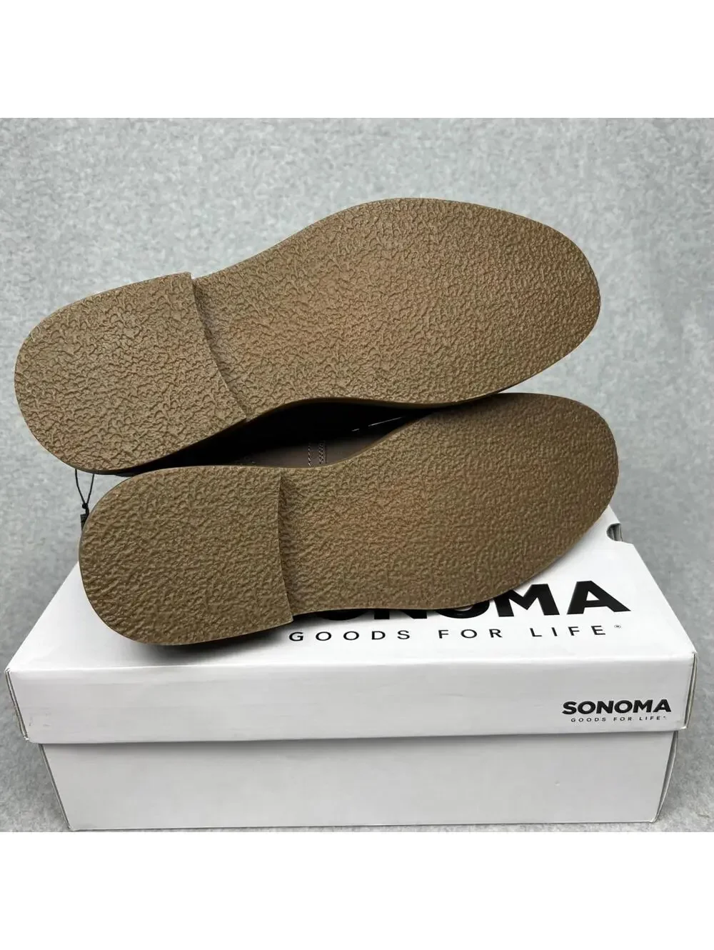 Sonoma Faux leather Chukka Mens Ankle Boots 11.5 Neutral Classic